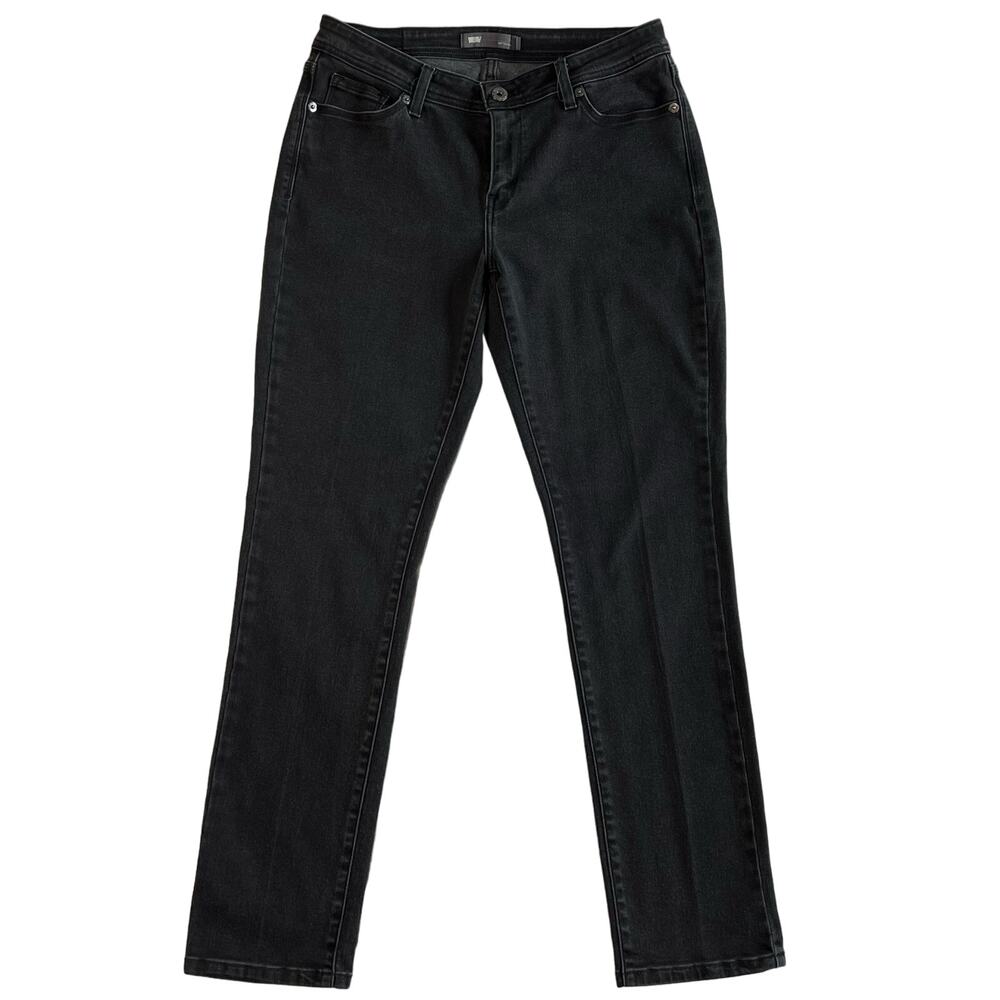 Women's Levi's 529 Curvy Skinny 12 Black Denim Jeans Soft Stretchy Fit